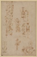 Design for decorative motifs (related to the decoration of  Raphael's Loggia)