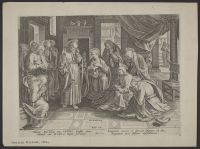 Saint Peter presides over the assembled Apostles at the Death of the Virgin