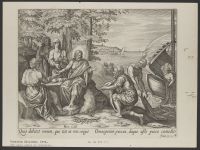 The resurrection of Christ. The Miraculous draught of the fishes.