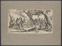 The feast of the bohemians (la halte des bohémien, les apprêts  du festin)