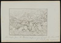 Clelia escapes from the Etruscans