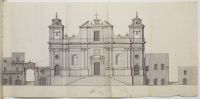 View of the church of S. Lorenzo at Vittoriosa, Malta