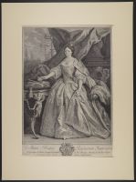 Full length portrait of Anna, Czarina of Russia