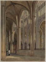 Interior of the church of Saint Ouen, Rouen