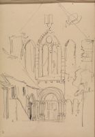 Front of a church