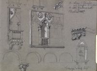 Details of windows and arches (recto)