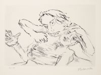 Penthesilea - Penthesilea devouring Achilles (Penthesilea  zerfleischt den gefallen Achill)