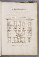 Page 52. Elevation of a palace facade.