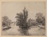 River landscape with Flatford Mill