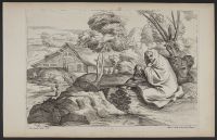 Landscape with a woman and a child