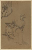 Figure and drapery studies