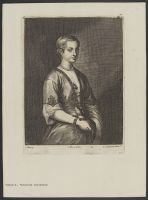 Portrait of a woman with a ferret