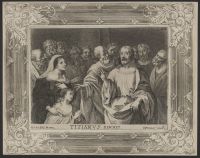 Christ Blessing with worshippers