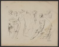 Studies of nude figures