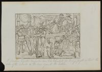 Titus Manlius Torquatus presides over the decapitation of his son
