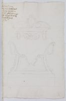 Design for a 'deposito' for Cardinal Cornaro of Padova