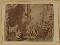 Study for 'The Judgment of Solomon' (recto)