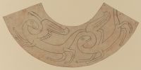 Design for lampshade - winged reptiles