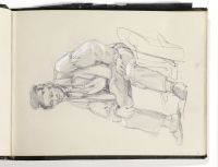 Study of seated sailor