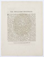 Sir William Dugdale