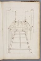 Page 60. Plan of an interior showing ceiling and floor joists.