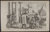 Beggars outside a temple