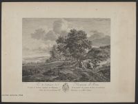 Landscape with horsemen