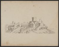 A castle looking over the sea
