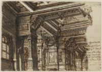 Interior of the hall of a palace