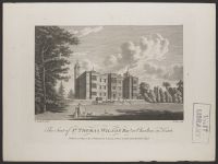 The Seat of Sr. Thomas Wilson Bart. at Charlton in Kent