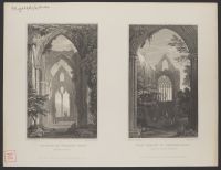 Interior of Tintern Abbey / West window of Tintern Abbey