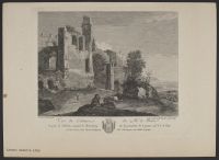 Landscape with figures and ruins