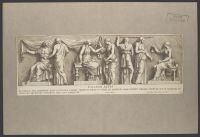 Plate 39 of  'Admiranda Romanarum Antiquitatum ac Veteris Sculpturae Vestigia': Palladis Artes (duplicate impression - not from set)