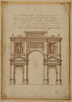 Design for a triumphal arch in Mantua