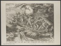 Christ stills the storm at sea