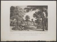 View of the Flower Garden at Nuneham, from the Statue of Hebe,  to the Temple of Flora