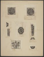 Set of seven small ornamental designs