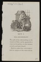 Section 1, Wise and Ignorant