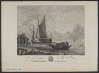 Vessels moored off a jetty