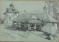 Houses and barn, Wootton