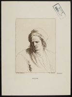 Study of a man frowning