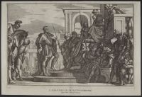 D. Sebastianus ad Diocletiani tribunal (Saint Sebastian before Diocletian)