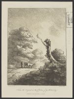 Landscape with herdsman and two cows