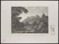 Distant view of Ragland Castle