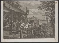 Four Prints of an Election, Plate 3, The Polling