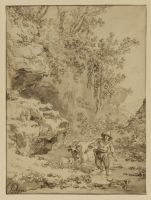 Landscape with herdsman and cattle