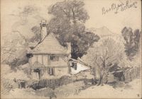 Cottage among trees, Buckland