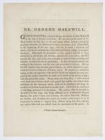 Dr. George Hakewill