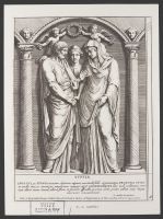 Plate 56 of 'Admiranda Romanarum Antiquitatum ac Veteris Sculpturae Vestigia': Nuptiae