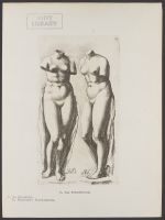 Two headless standing female nudes Plate 82 from Signorum veterum icones, 100 plates plus  title-page, of etchings after classical sculpture, dedicated to  Johannes Wtenbogaard and Constantijn Huygens